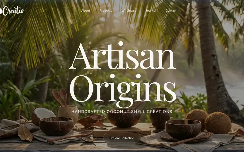 CocoCreativ website preview